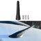 2.5 polegadas Antenna de automóvel de borracha FM 87.5-108MHZ AM 520-1620MHZ Universal Montar teto do veículo Antennas curtas Impermeáveis